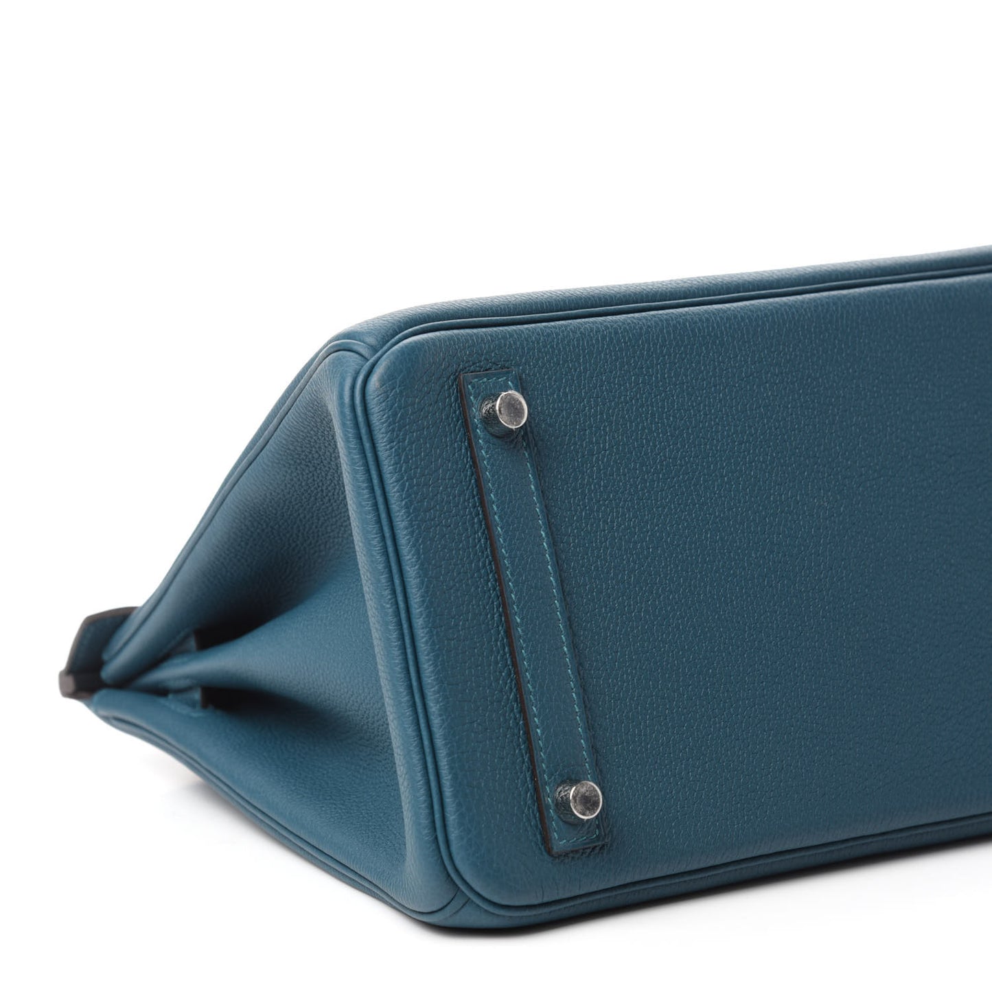Taurillon Maurice Birkin Verso 30 Vert Bosphore Bleu Ocean