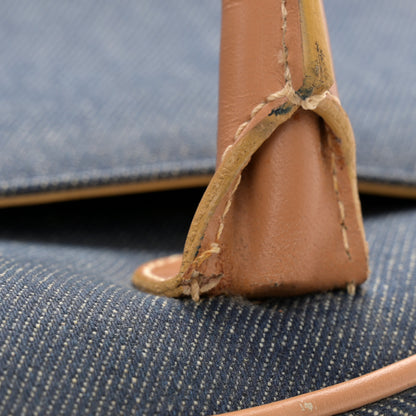 Christian Dior Denim Calfskin Saddle Bowler Blue 13 of 13