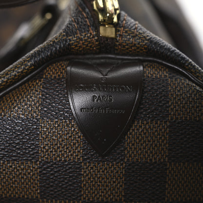Louis Vuitton Damier Ebene Speedy 30 6 of 15