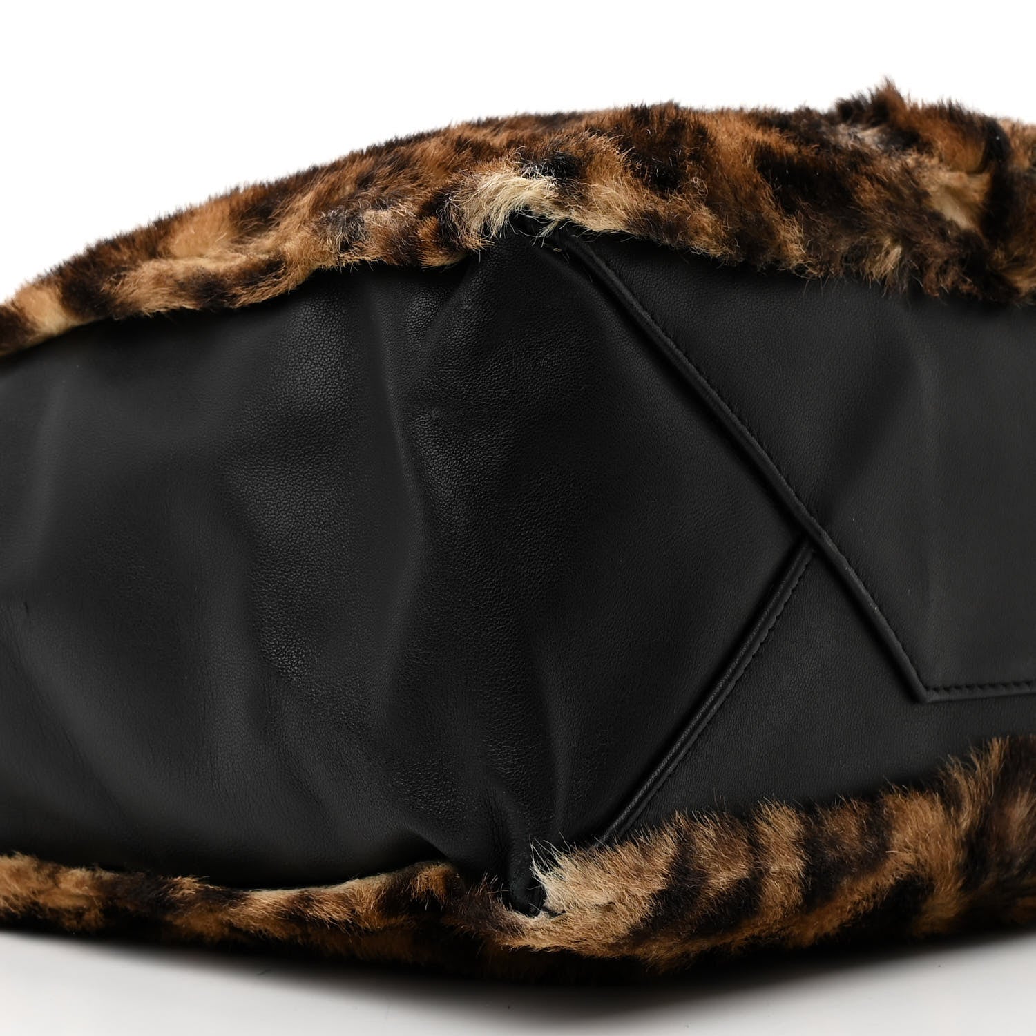 Celine Lambskin Calf Hair Leopard Print Vertical Cabas 9 of 10