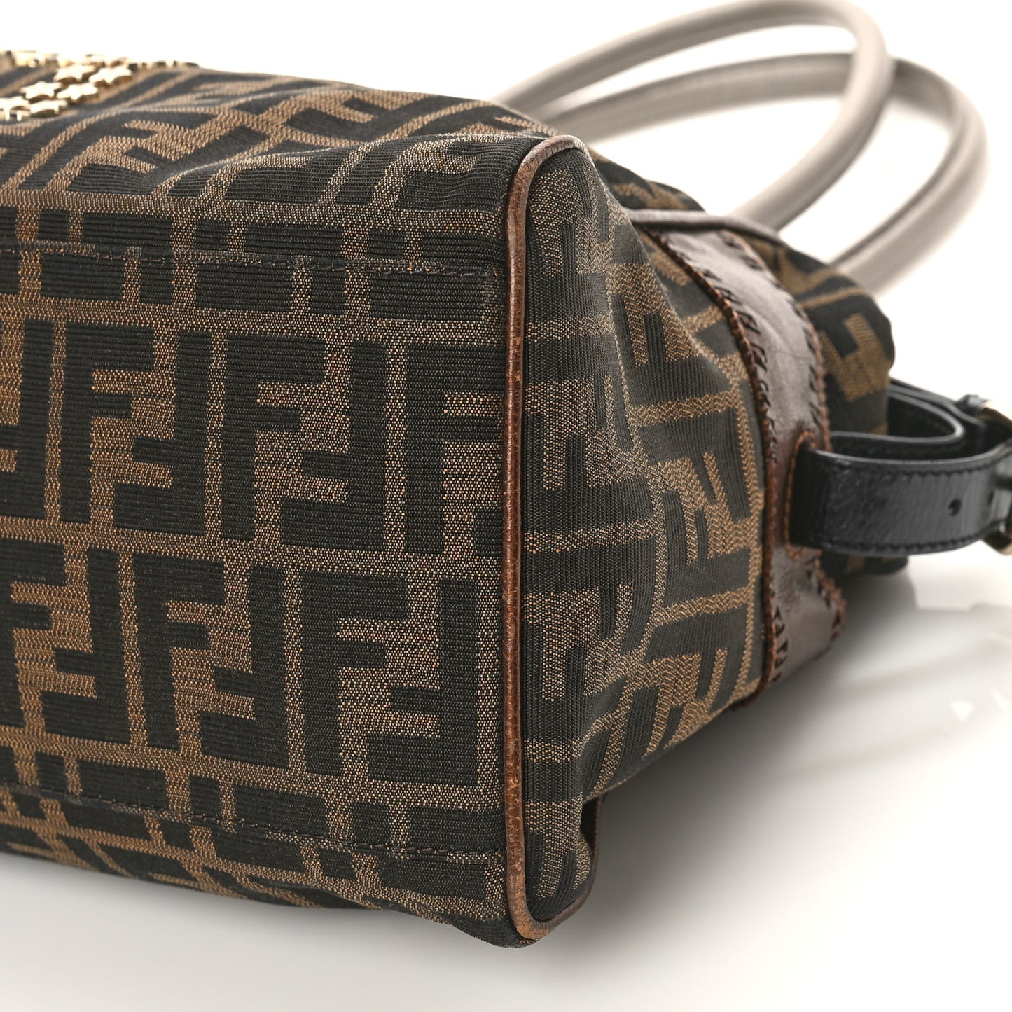 Zucca Studded Bag De Jour Tobacco