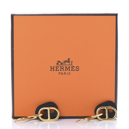 Hermes Swift O'Maillon Earrings Black 6 of 6