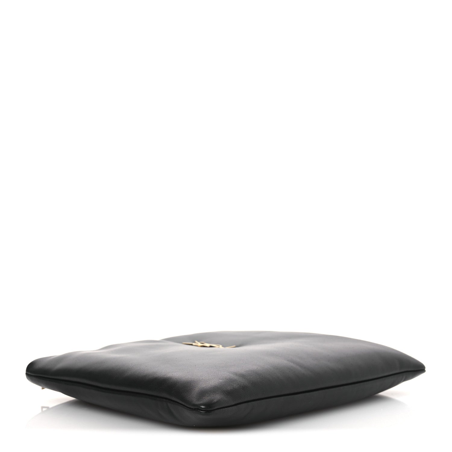 Saint Laurent Lambskin Small Calypso Pouch Black 4 of 11