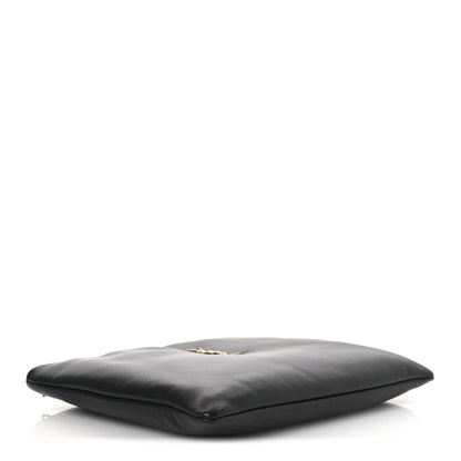 Saint Laurent Lambskin Small Calypso Pouch Black 4 of 11