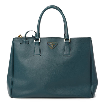 Prada Saffiano Lux Large Galleria Double Zip Tote Ottanio 1 of 10
