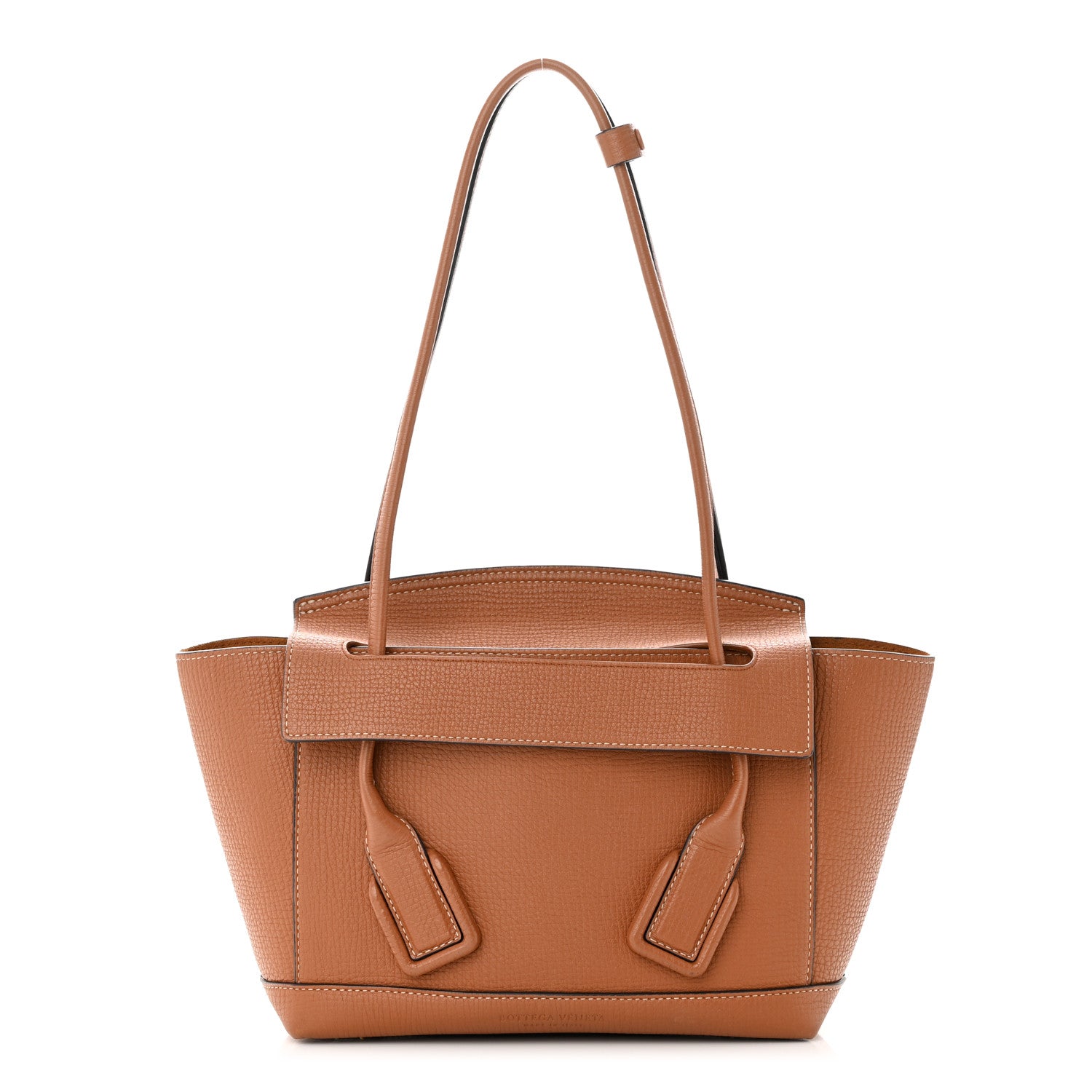 Bottega Veneta Grainy Calfskin Small Arco Wood 1 of 12