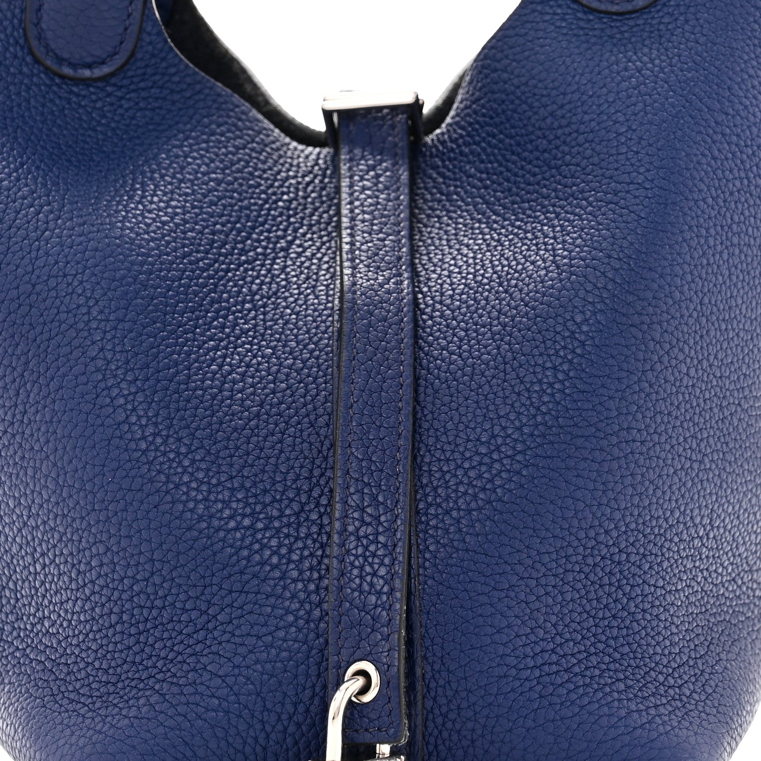 Hermes Taurillon Maurice Picotin Lock 18 PM Bleu Saphir 8 of 12