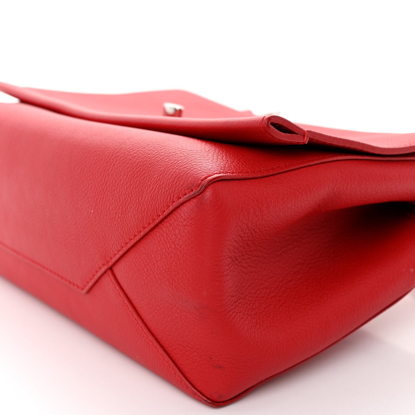 Soft Calfskin Lockme II Top Handle Rubis
