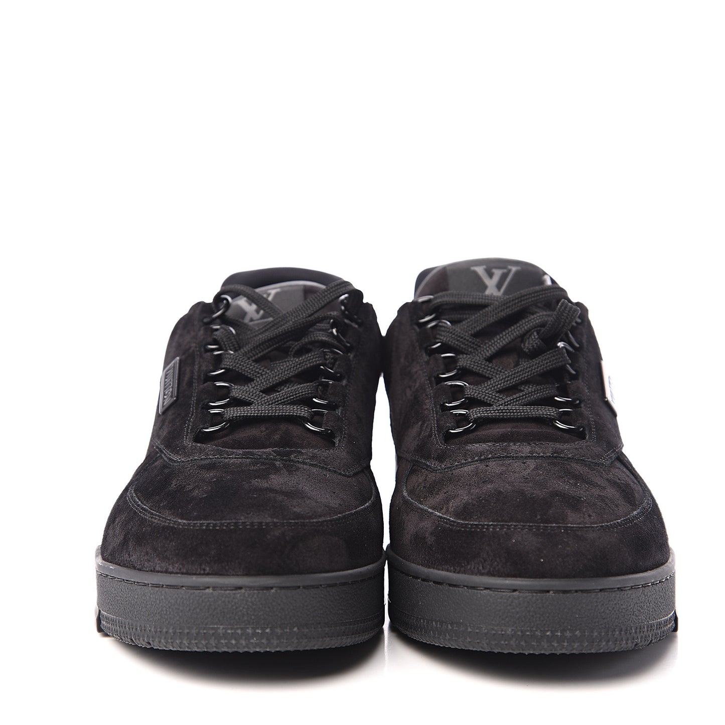 Suede Uniform Sneakers 9.5 Black