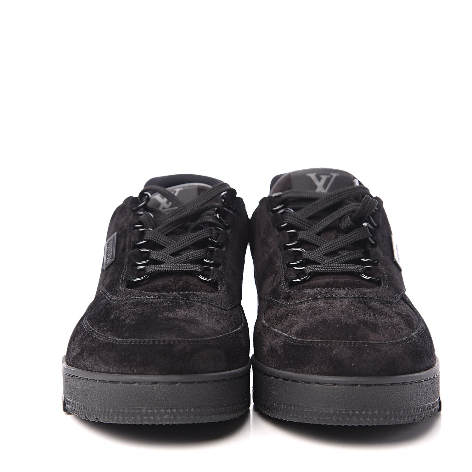 Louis Vuitton Suede Uniform Sneakers 9.5 Black 2 of 9