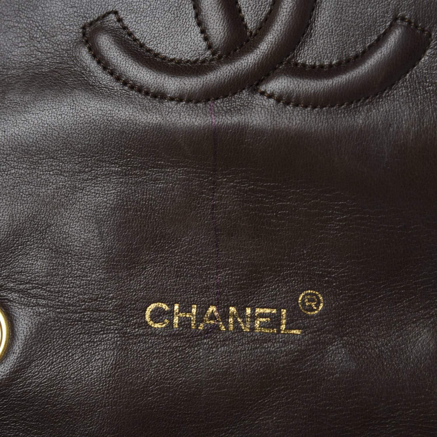 Chanel Lambskin Quilted Small Single Flap Brown 8 of 11