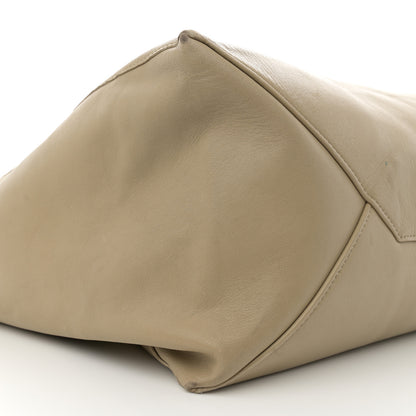 Celine Lambskin Horizontal Cabas Beige 9 of 20