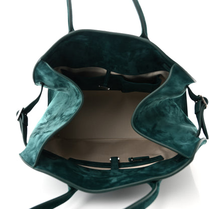 The Row Suede Soft Margaux 15 Teal Green 5 of 9