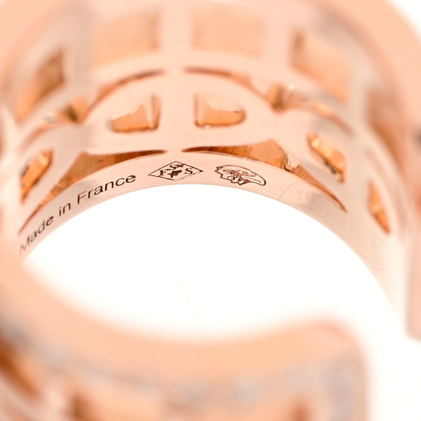 18K Rose Gold Diamond Chaine d'ancre Divine Ear Cuff
