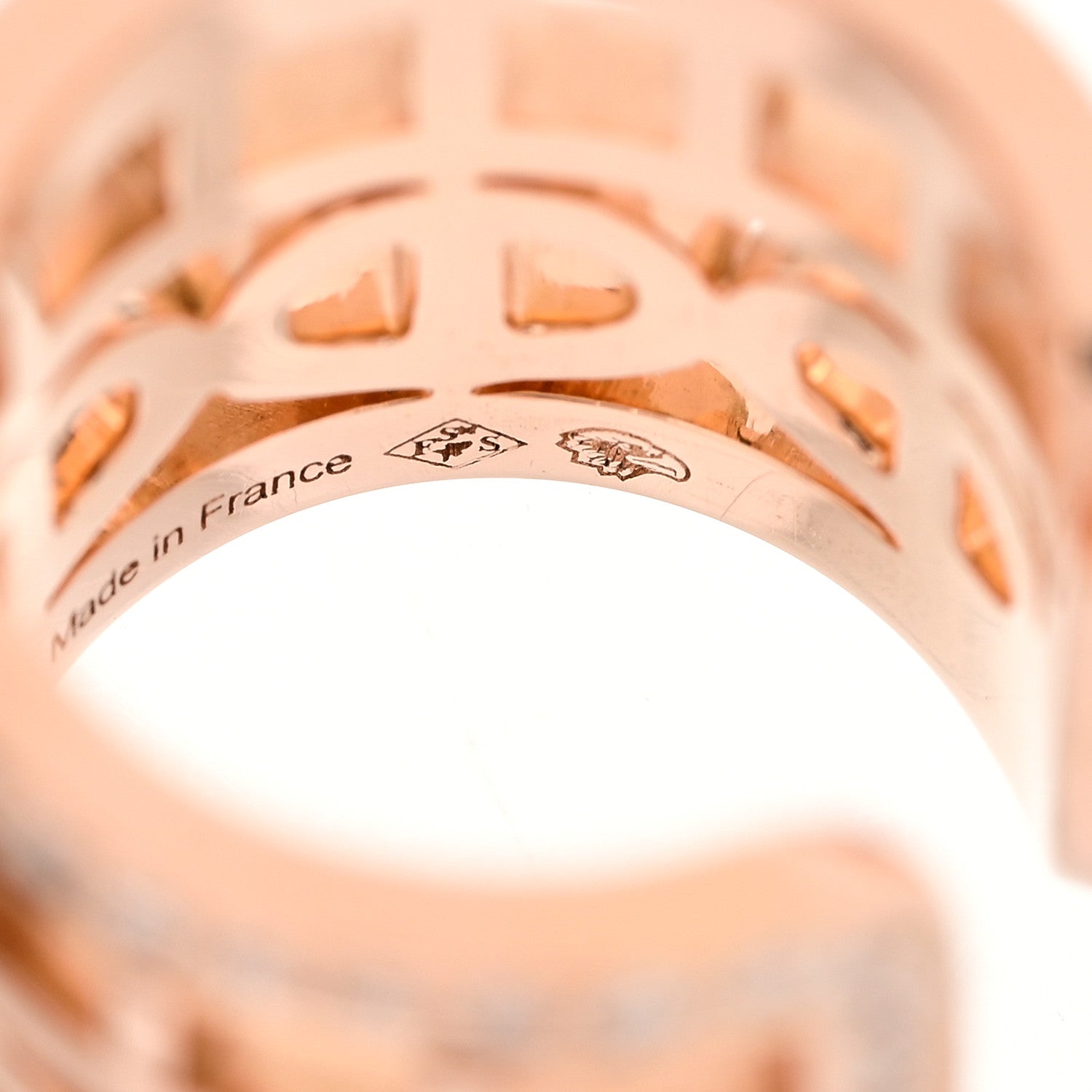 Hermes 18K Rose Gold Diamond Chaine d'ancre Divine Ear Cuff 5 of 7