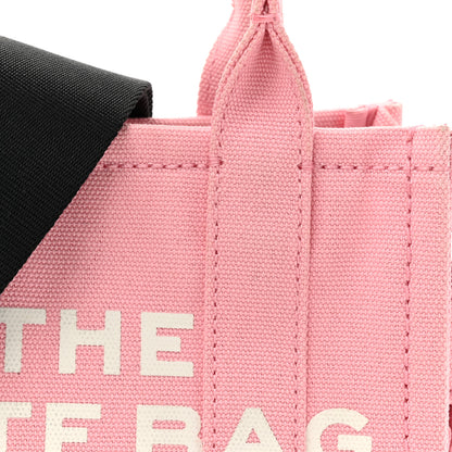 Marc Jacobs Cotton Canvas The Tote Crossbody Bag Ribbon Pink 7 of 9