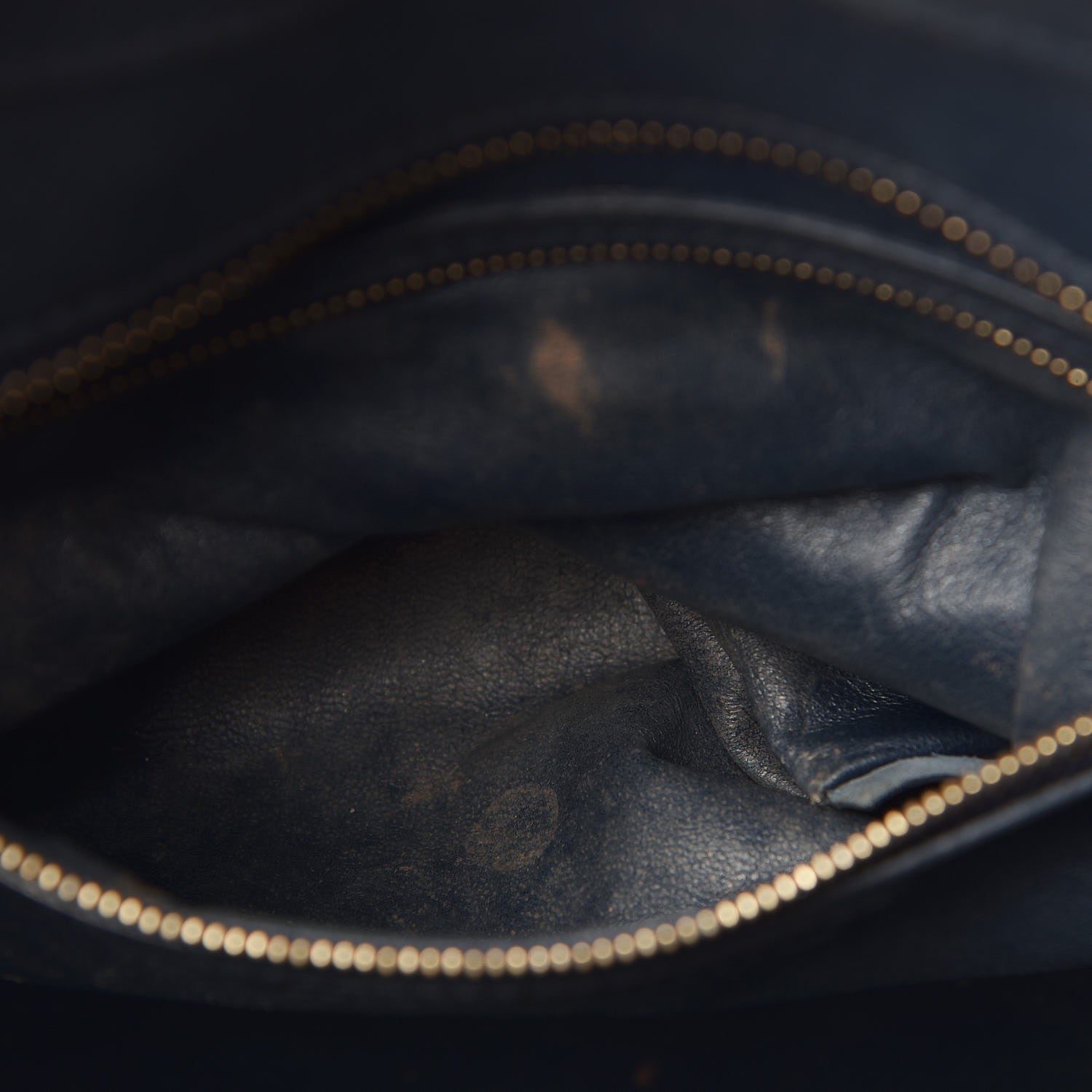 Celine Smooth Calfskin Mini Luggage Navy Blue 11 of 21
