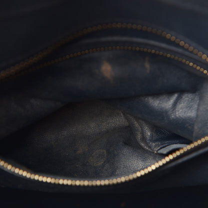 Celine Smooth Calfskin Mini Luggage Navy Blue 11 of 21
