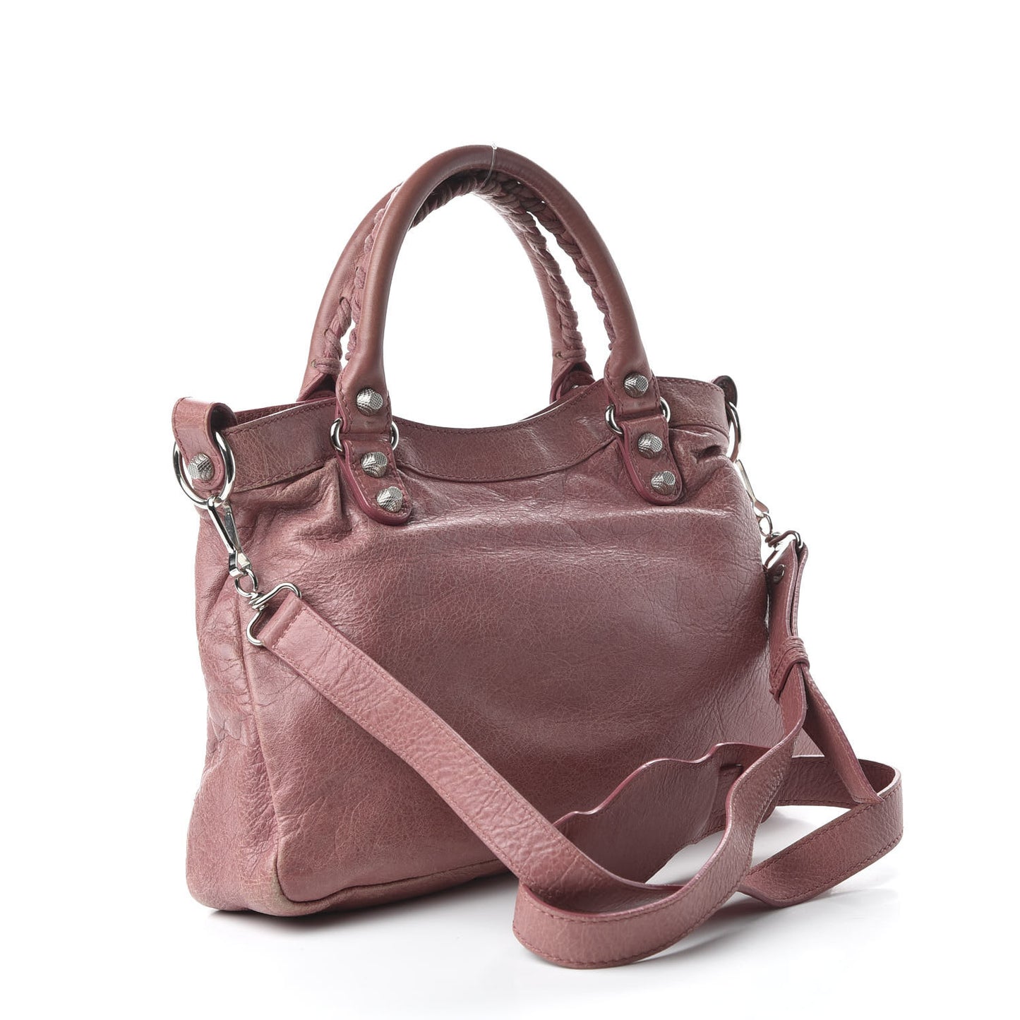 Agneau Giant 12 Silver Hardware Town Rose Bruyere