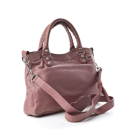 Balenciaga Agneau Giant 12 Silver Hardware Town Rose Bruyere 3 of 10
