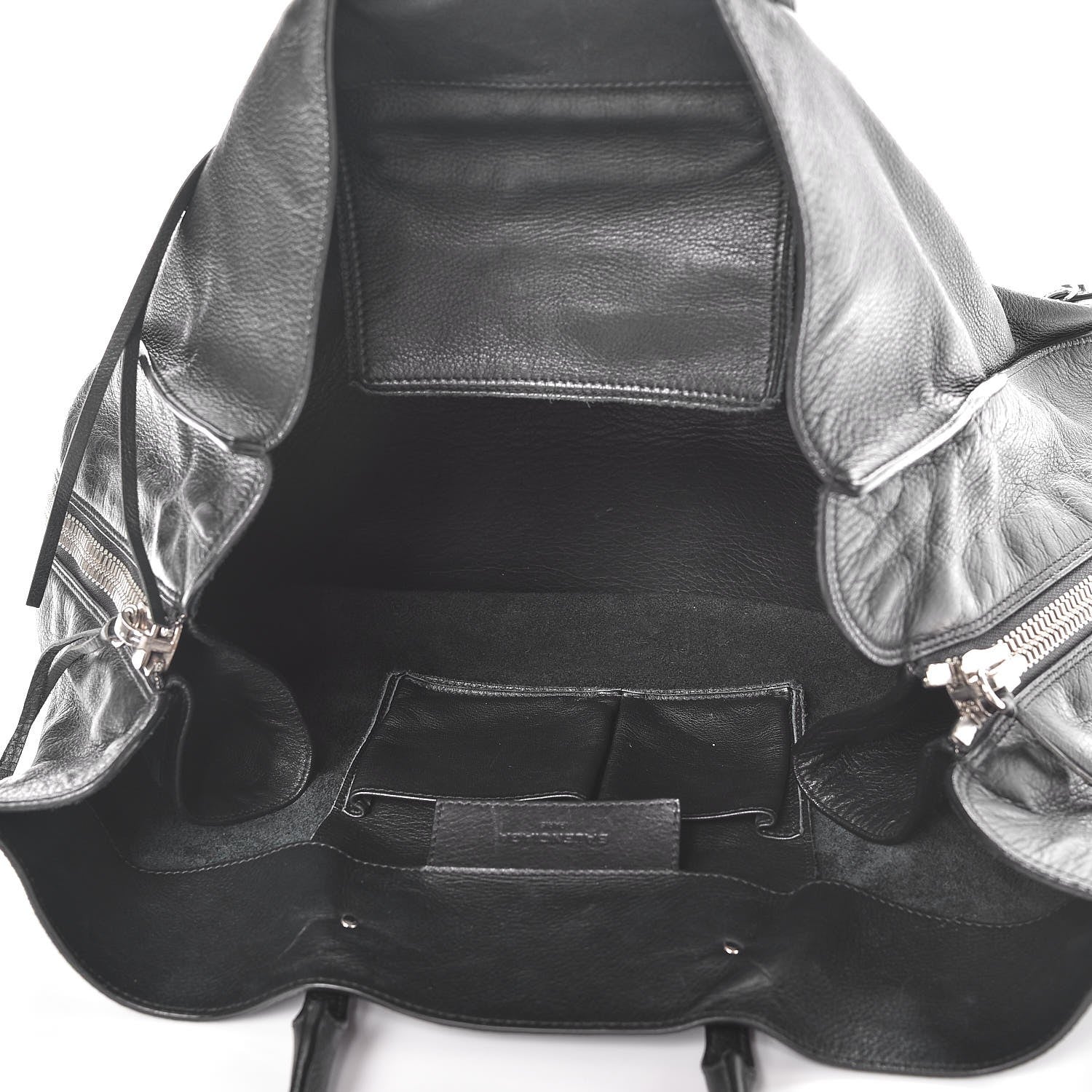 Balenciaga Supple Calfskin Papier A4 Zip Around Tote Black 5 of 7