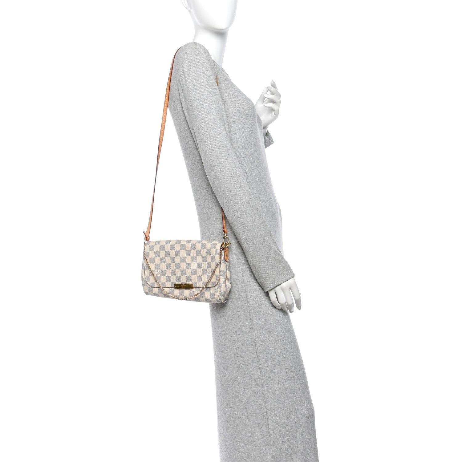 Louis Vuitton Damier Azur Favorite MM 2 of 13