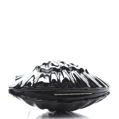 Chanel Plexiglass Evening On The Beach Shell Clutch Black 4 of 10