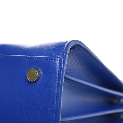 Saint Laurent Calfskin Small Sac De Jour Blue Majorelle 11 of 16