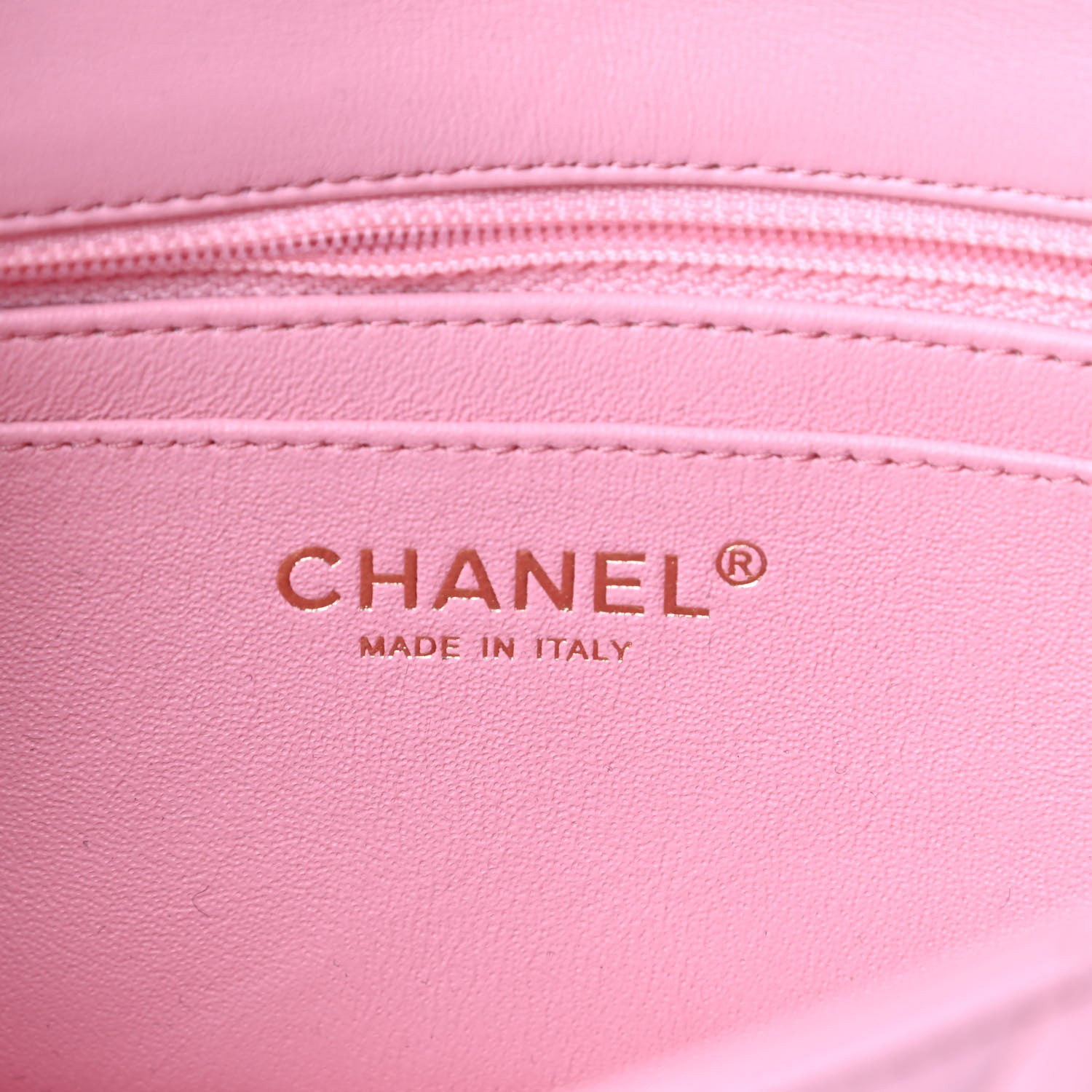 Chanel Lambskin Quilted Mini Rectangular Flap Pink 6 of 11