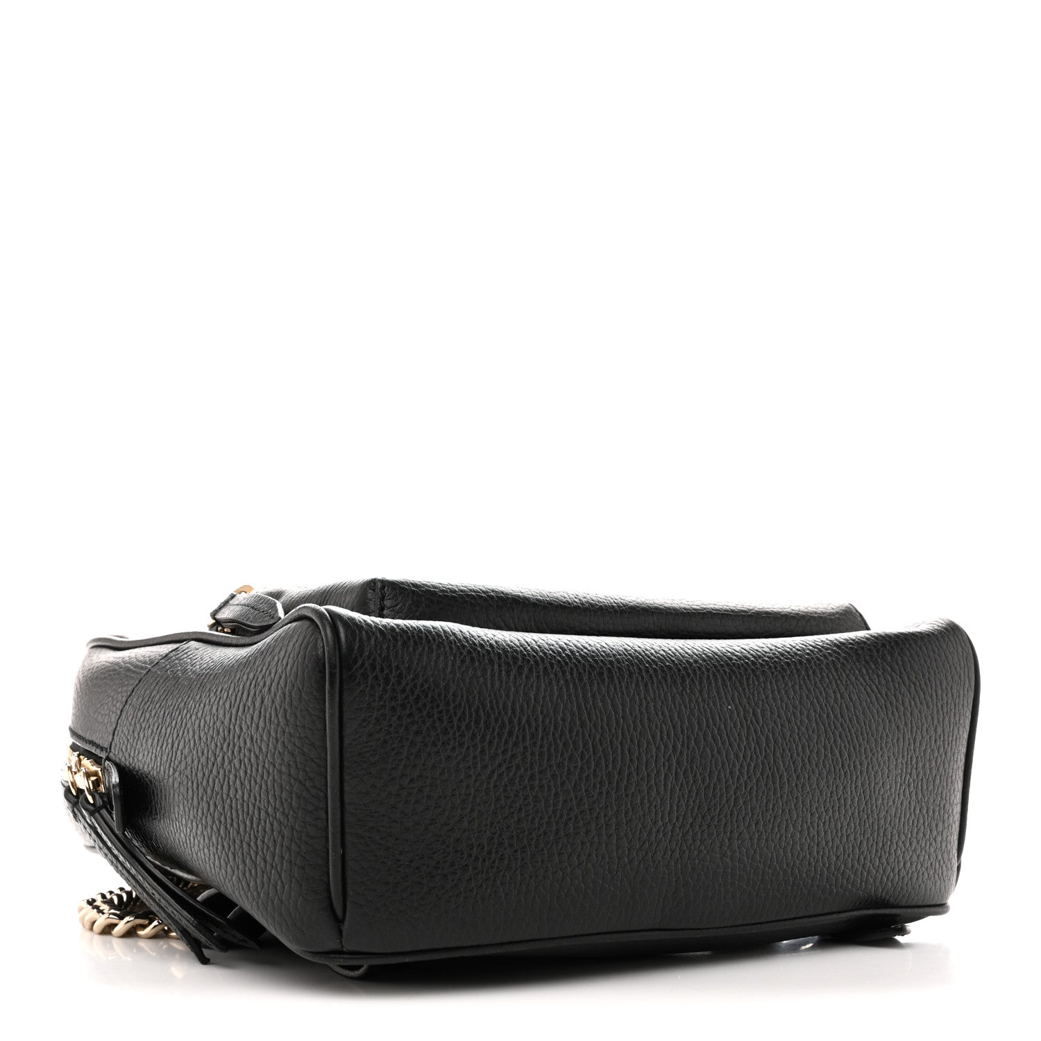 Gucci Pebbled Calfskin Soho Chain Backpack Black 4 of 12