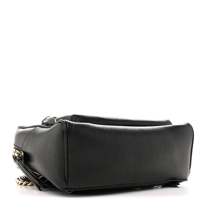 Gucci Pebbled Calfskin Soho Chain Backpack Black 4 of 12