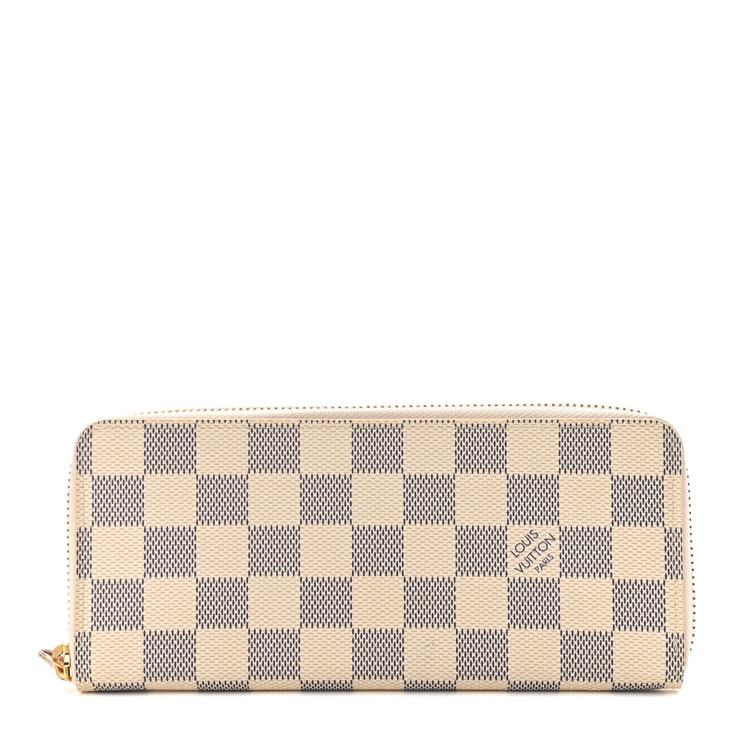 Damier Azur Clemence Wallet Rose Ballerine