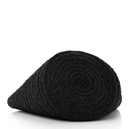 Saint Laurent Raffia Medium Panier Bag Black 4 of 9