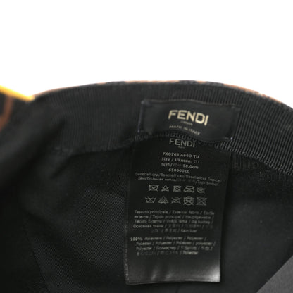Fendi Canvas FF Reloaded Baseball Hat Tobacco Yellow 7 of 8