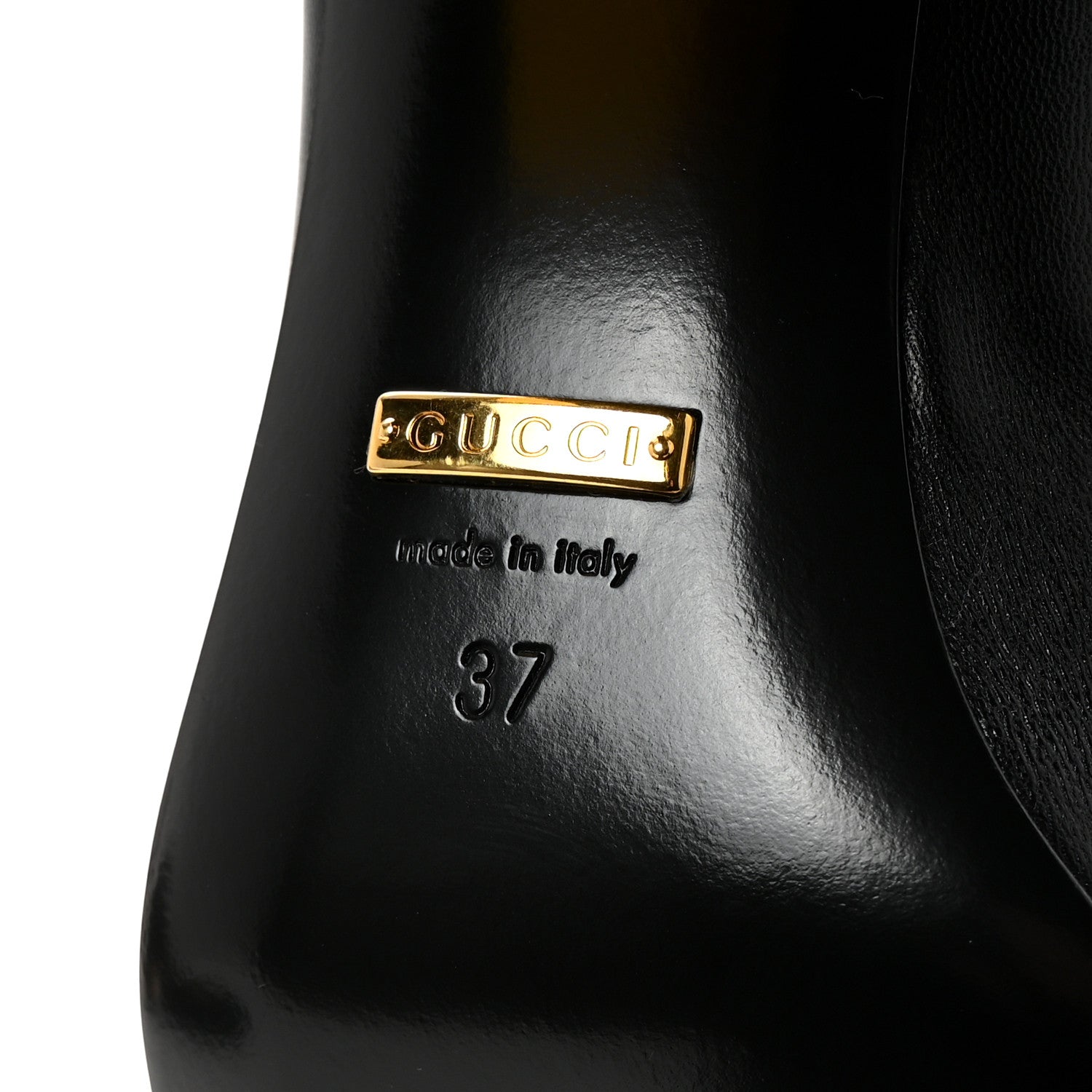 Gucci Malaga Kid Horsebit 75mm Pumps 37 Black 7 of 10