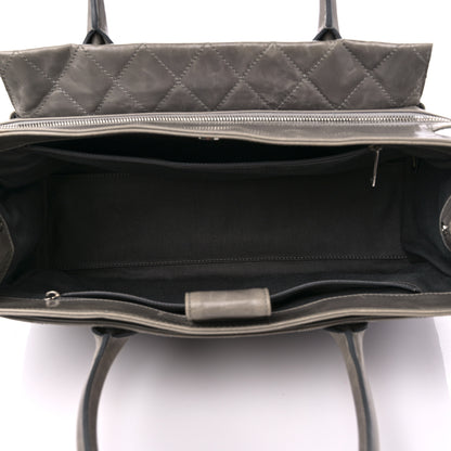 Chanel Glazed Calfskin Small New Portobello Grey 6 of 17