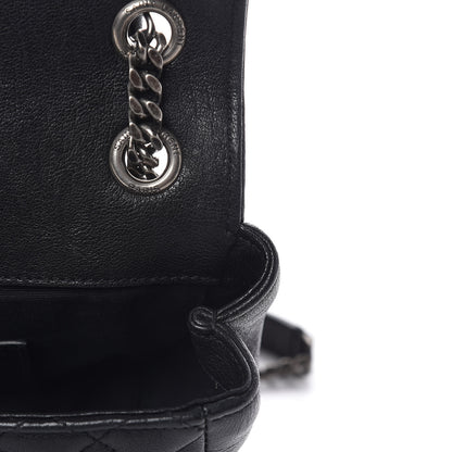 Saint Laurent Sheepskin Tri-Quilt Monogram Medium Soft Envelope Bag Black 11 of 18