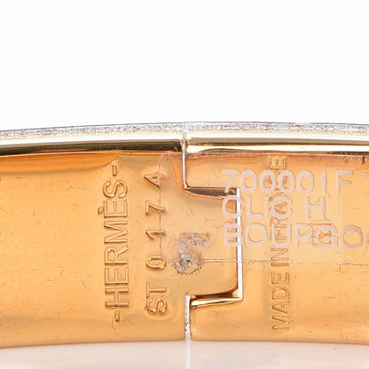Hermes Enamel Narrow Clic Clac H Bracelet GM Bourgogne 4 of 4