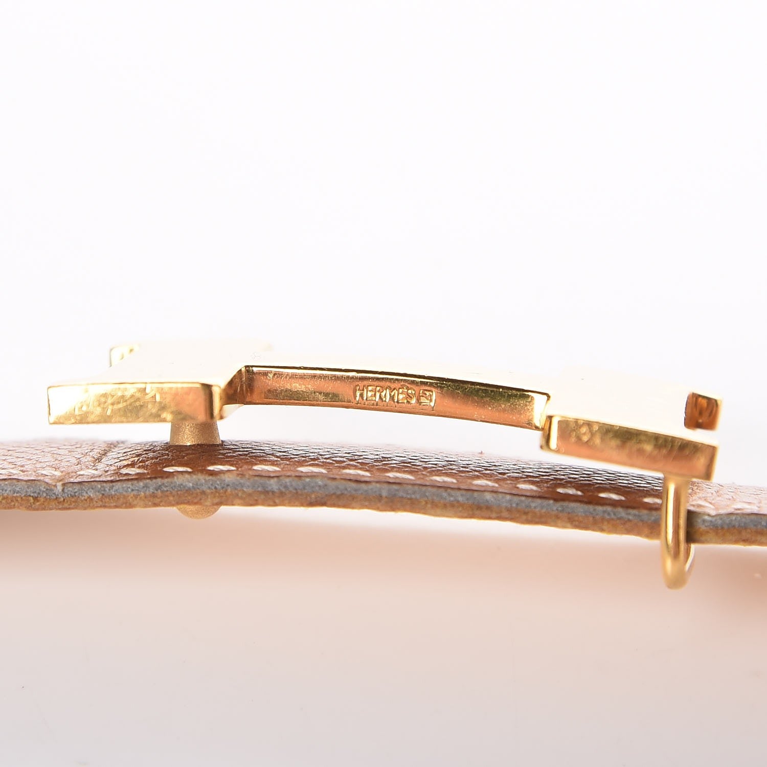 Hermes Courchevel 24mm Constance H Belt 75 Gold Jaune 9 of 9