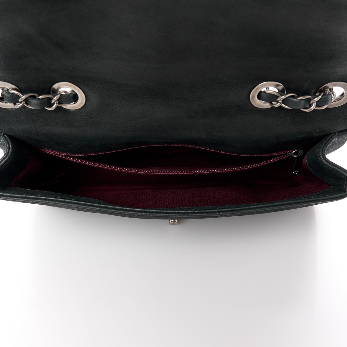 Calfskin Diamond Embossed New Chic Flap Black