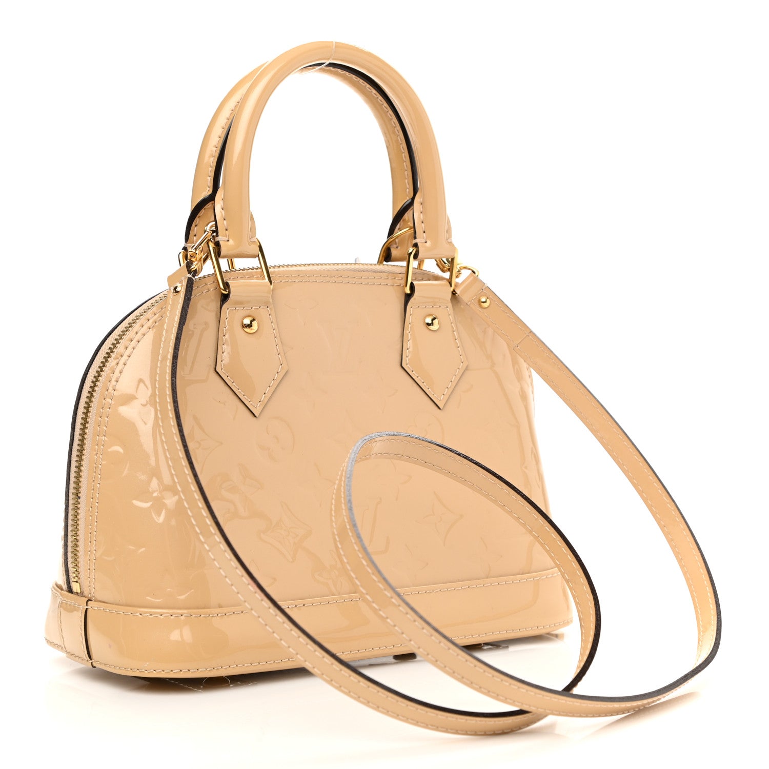 Louis Vuitton Vernis Alma BB Dune 3 of 12
