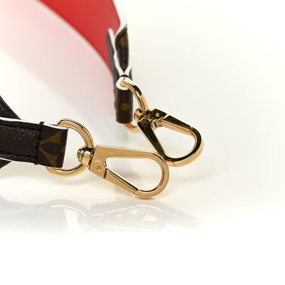 Louis Vuitton Monogram Bandouliere Shoulder Strap Red 5 of 6