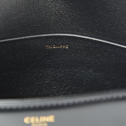 Celine Shiny Calfskin Nano Triomphe Black 6 of 11