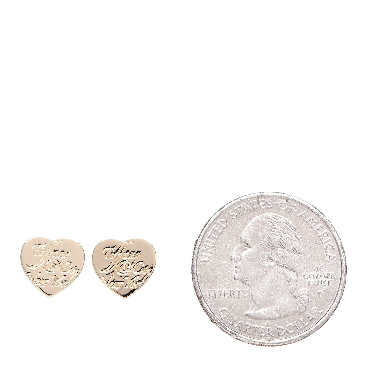 18K Yellow Gold Notes Heart Earrings