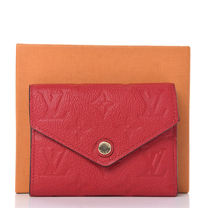 Louis Vuitton Empreinte Victorine Wallet Scarlet 8 of 8