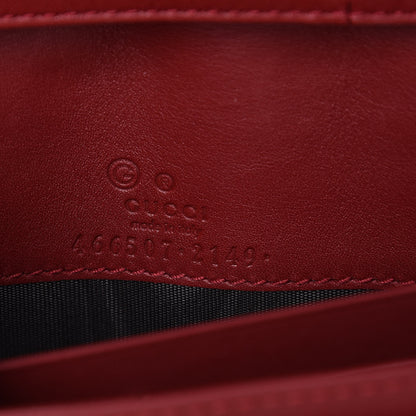 Gucci Microguccissima Crossbody Wallet Red 6 of 6