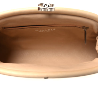 Chanel Lambskin Quilted Timeless Clutch Beige Clair 5 of 11
