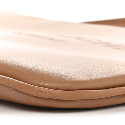 Saint Laurent Calfskin Rive Gauche Zipped Pouch Vintage Brown Gold 10 of 11