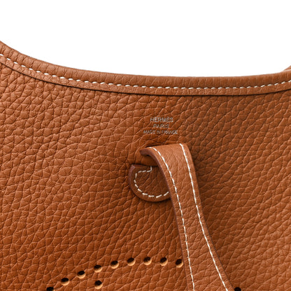 Hermes Taurillon Clemence Evelyne TPM Gold 6 of 11