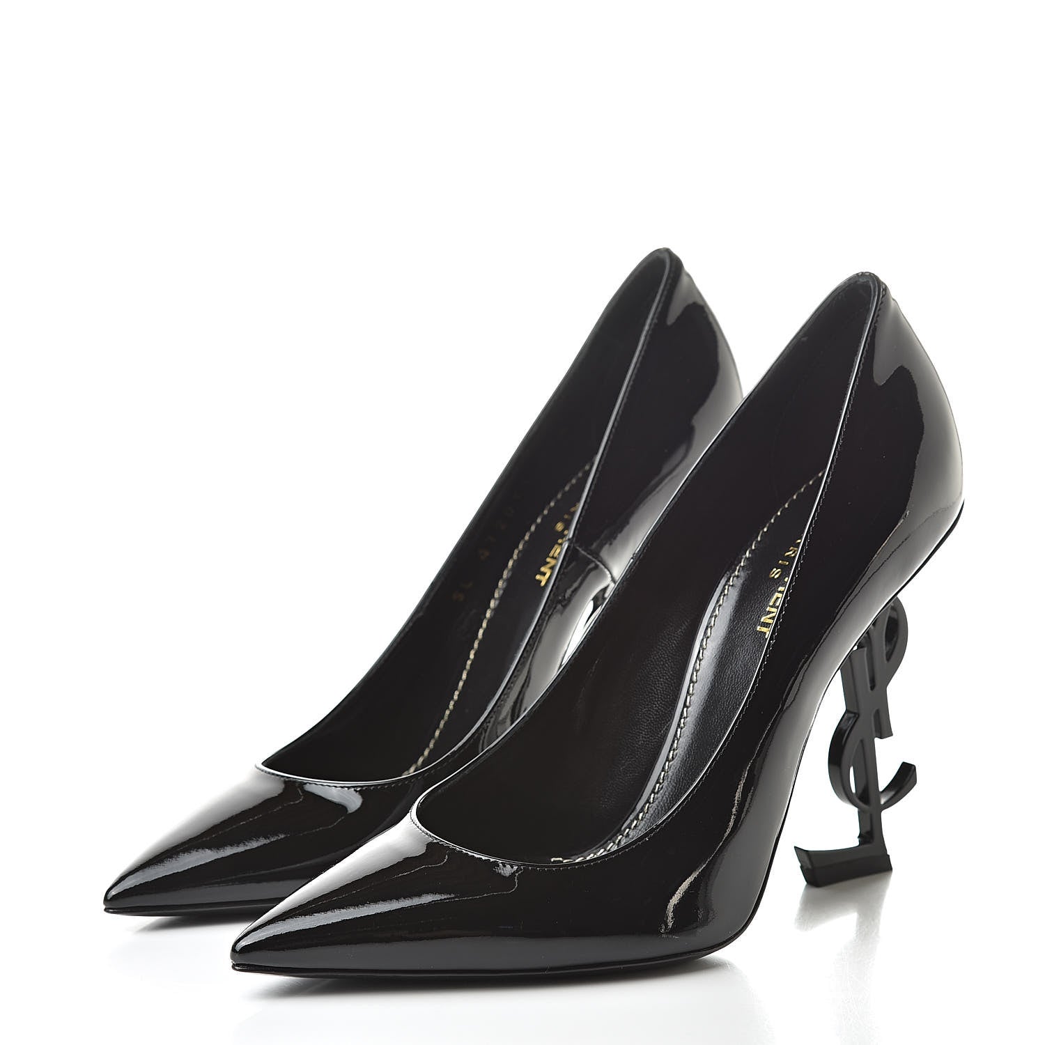 Saint Laurent Patent Opyum 110 Pumps 37.5 Black 3 of 8